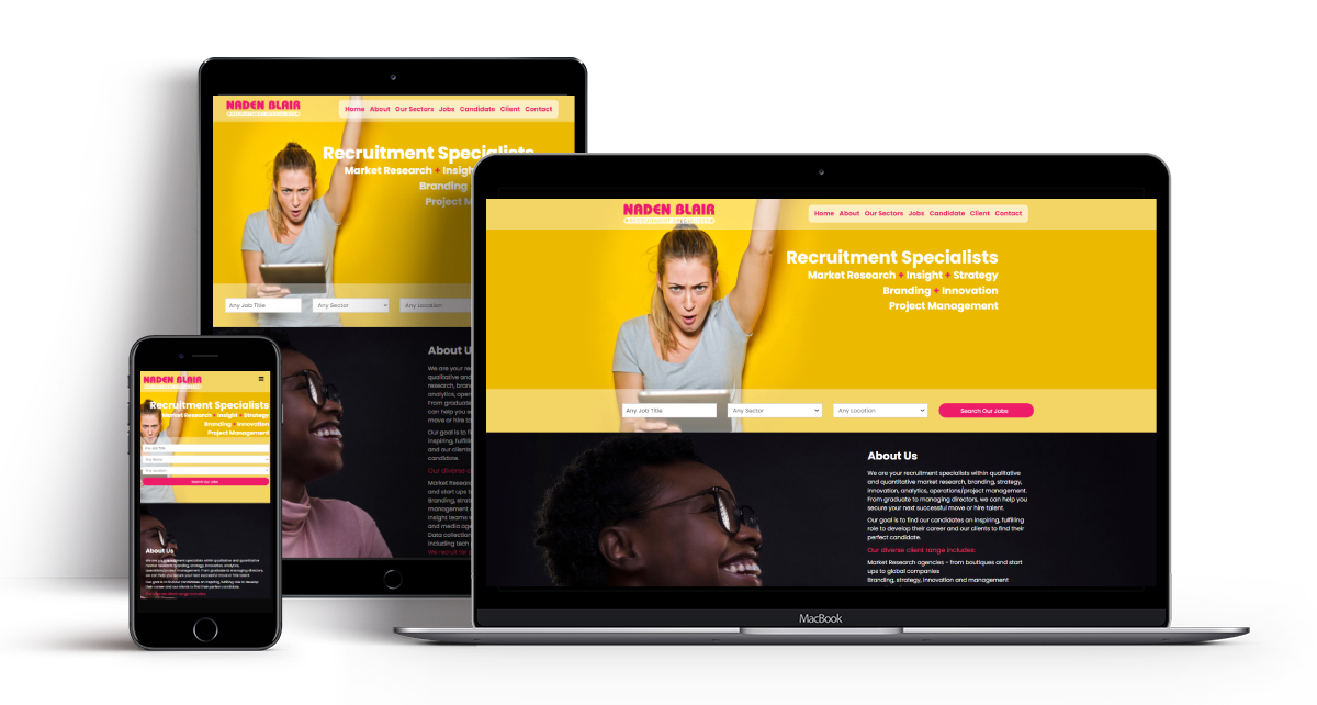 Naden Blair Recruitment Website by Recruitive