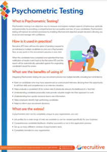 Psychometric Testing Factsheet Thumbnail