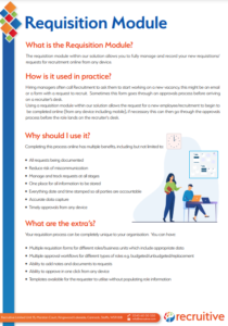Requisition Module Factsheet Thumbnail