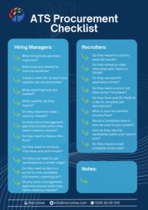 ATS Procurement Checklist Image